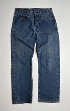 Vintage Levi  s 501XX Button Fly Straight Leg Blue Denim Jeans Size 30 x 31 