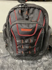 Westward 32Pj48 Black Polyester Tool Backpack 19 Pockets