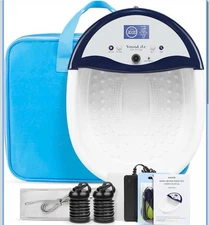 Ionic Foot Detox Machine w/LED, Belt, Strap, Arrays, Liners & Handbag