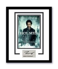 Robert Downey Jr. Autograph Signed 11x14 Framed Photo Sherlock Holmes ACOA