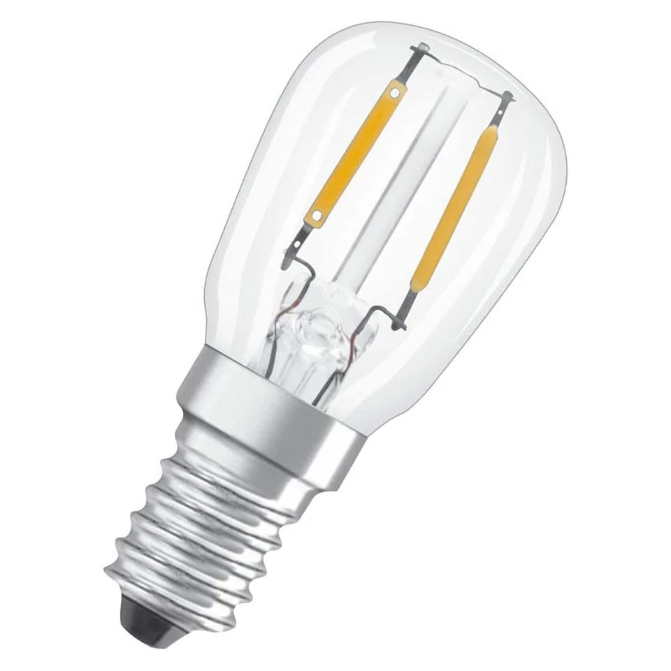 10 x Osram LED Filament Kühlschrank T26 Röhre 2,2W E14 klar 110lm Lampe warmweiß - Bild 4 von 4