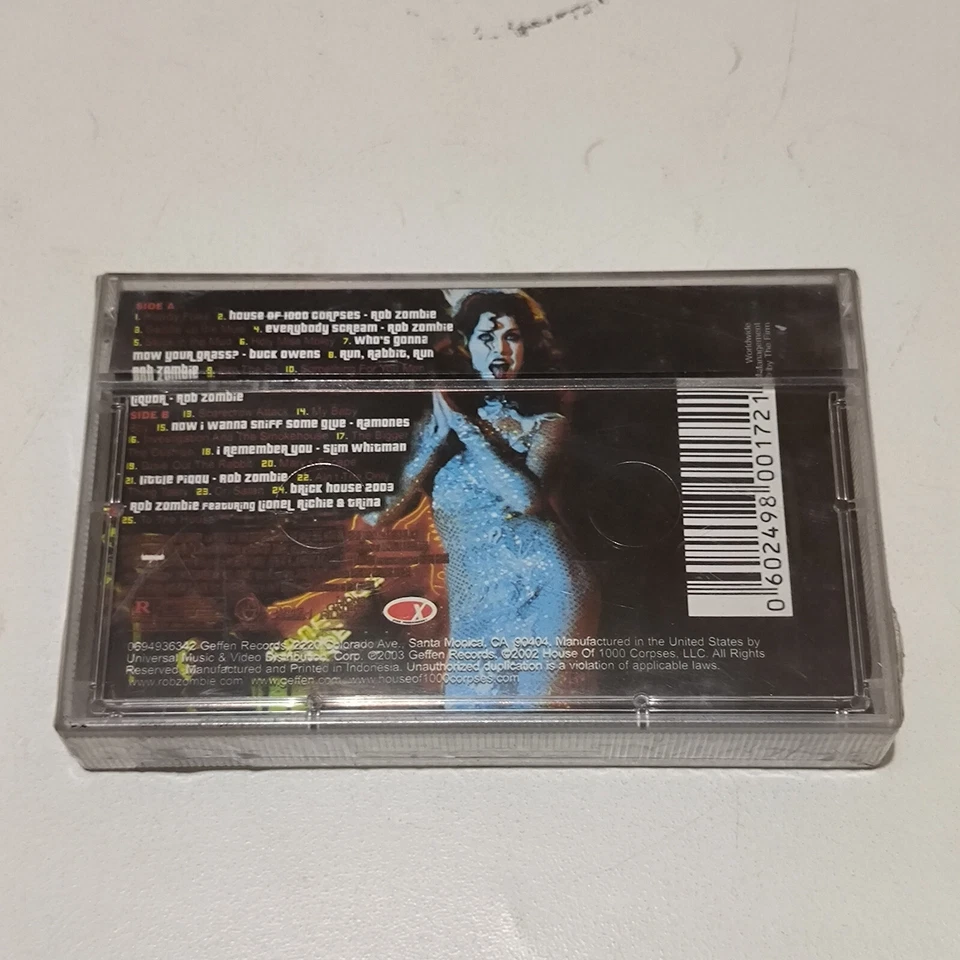 Rob Zombie House Of 1000 Corpses 2003 Soundtrack - original indonesia tapes NEW - Image 2 of 4