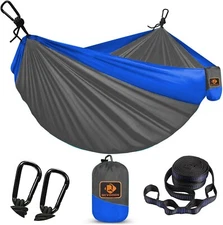 Camping Hammock for Outside,Double Hammock with Tree Straps(18+1Loo... Fast Ship