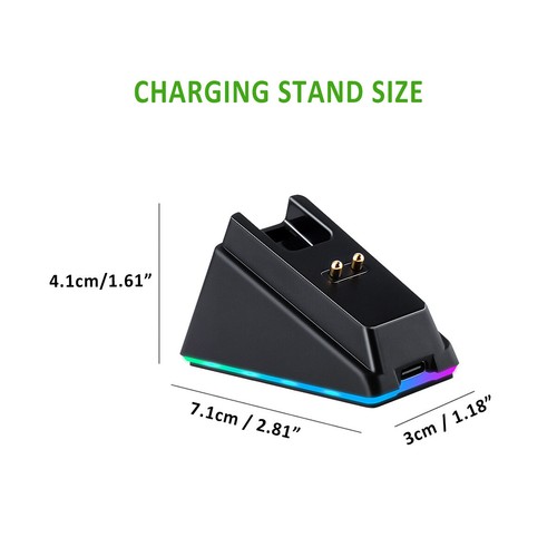 Charging Dock for Razer Basilisk Ultimate/Viper Ultimate/Naga Pro Wireless Mouse - Photo 2/10