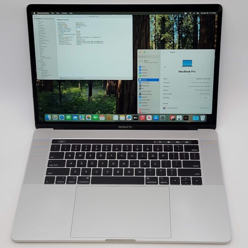 2019 Apple MacBook Pro 15" i7 2,6GHz 16 GB RAM 512GB SSD srebrny A1990 - Zdjęcie 10 z 11