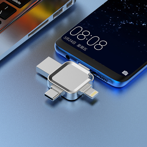 USB 3.0 Flash Drive 4in 1 2TB 1TB Storage Memory Stick Type-c For iPhone Android - Afbeelding 4 van 21