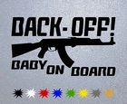 STICKER PEGATINA DECAL VINYL Back-Off! Baby on Board