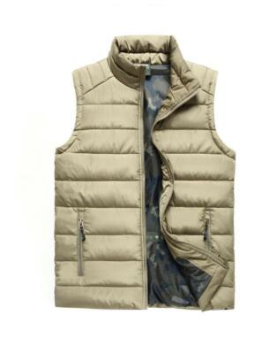 Mens Inverno Gilet Warmer Corpo Con Removable Hood Cotone Trapuntato Gilet Outdoor Gilet Casual Leggero Stand Colletto Della Giacca Senza Maniche,Nero,XS