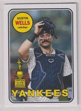 2025 Topps Heritage 25th Anniversary #H2518 Austin Wells - NY Yankees- 162🔥⚾🔥