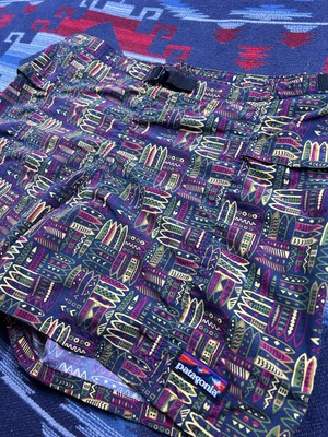 Vintage Patagonia Men's River Shorts Men's L Aztec Surf