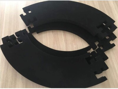 Protection Murale Pour Cible De Fléchettes – EVA Noir, Diamètre Intérieur 45 Cm, Extérieur 104x71 Cm, Facile à Installer