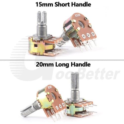 Adjustable Resistance Variable Resistor Linear Taper Potentiometer B1K to B100K - Picture 2 of 11