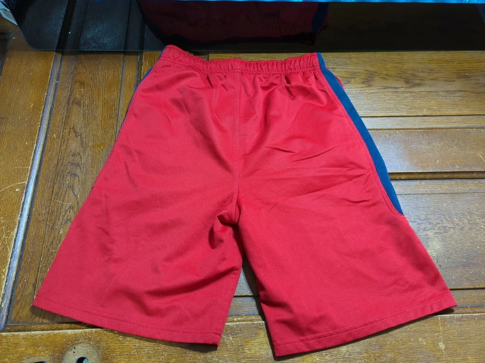  Bermuda atlética masculina juvenil infantil Nike Boston RED SOX B logotipo vermelha beisebol - Imagem 4 de 4