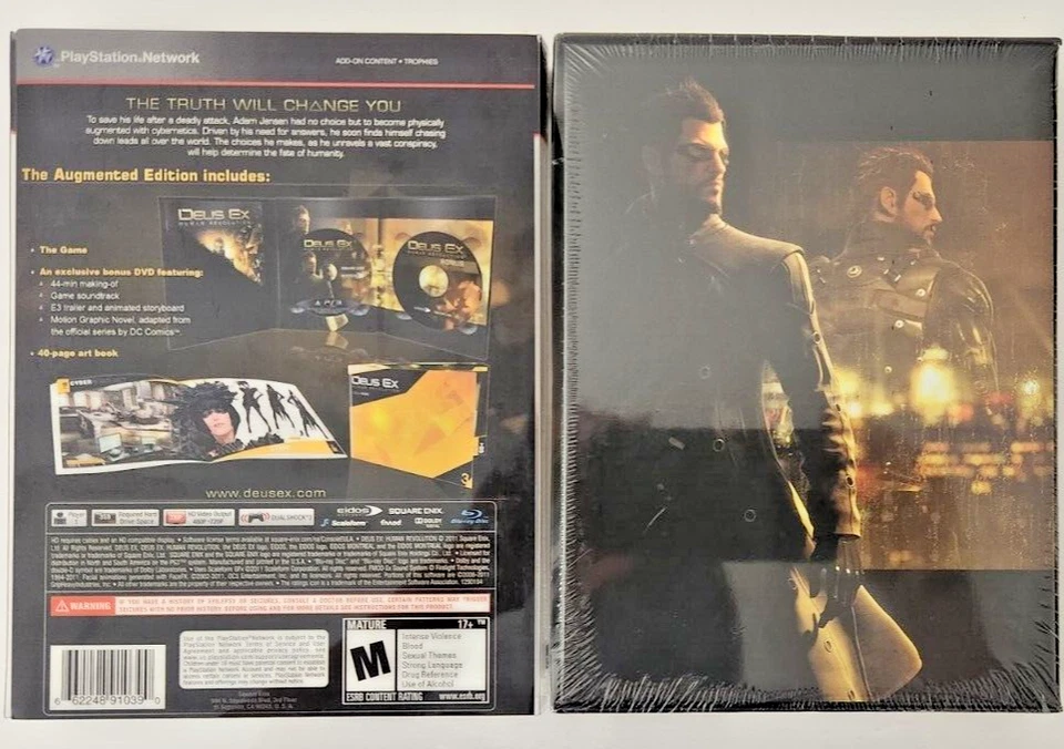Deus Ex: Human Revolution Augmented Edition PS3 Brand New Game (2011 Action RPG) - Image 3 of 4