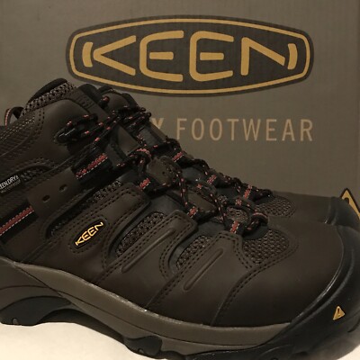 NEW KEEN UTILITY Men s Size 11.5 M Lansing Mid Steel Toe WP Work Boots 1022098