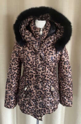 CONCEPT K Winter Daunen Jacke mit Kapuze und echt Pelz Größe 38 Neu