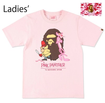pink bape tee