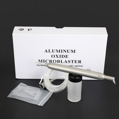 Dental Alumina Air Polisher Abrasion Microetcher Sandblasting Gun 2Holes
