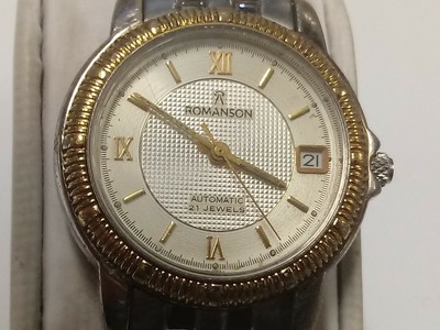 romanson skeleton watch