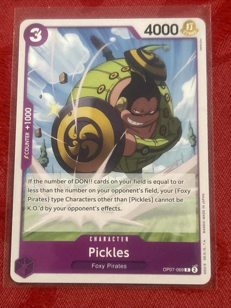PICKLES OP07-069 500 YEARS IN THE FUTURE 2024 ONE PIECE CARD GAME