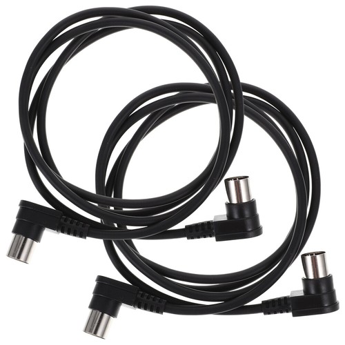 2 Pcs Cavo Di Collegamento Doppio Maschio Dello Strumento Musicale