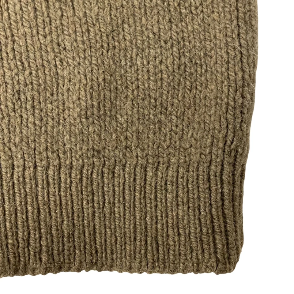 Suéter De Colección Años 50 60 McGregor The BIG BEAT Hombres MoD Oliva SHETLAND Lana Tejido 38 Pequeño Foto 3 de 4