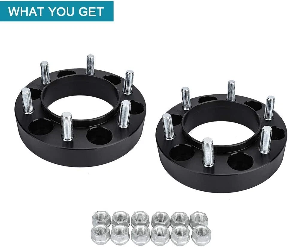 IRONTEK 6x5.5 Wheel Spacers 2 6x139.7mm to 6x139.7mm Hubcentric Spacers