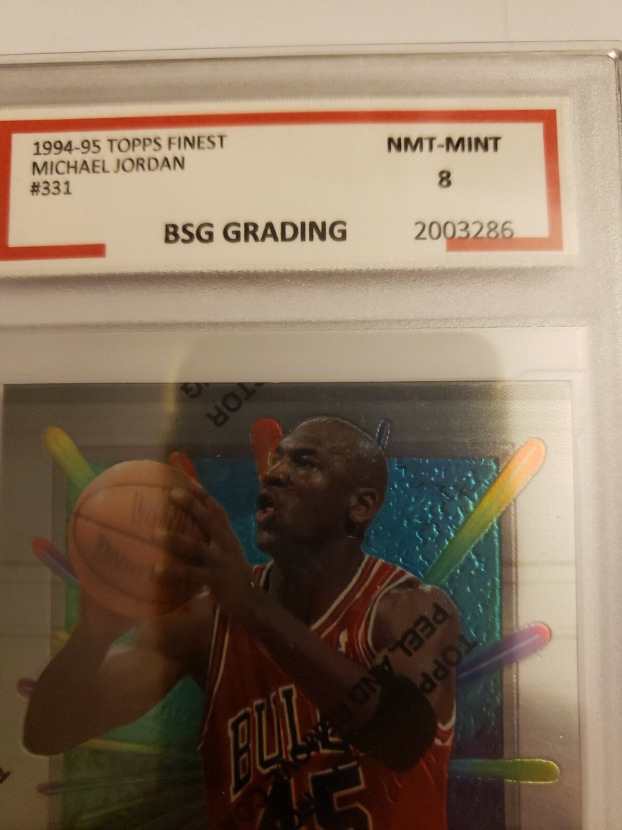 1994-95 TOPPS FINEST ジョーダン！！ 1994-95 Michael Jordan Topps Finest #331 W/Coating SGC 8.5