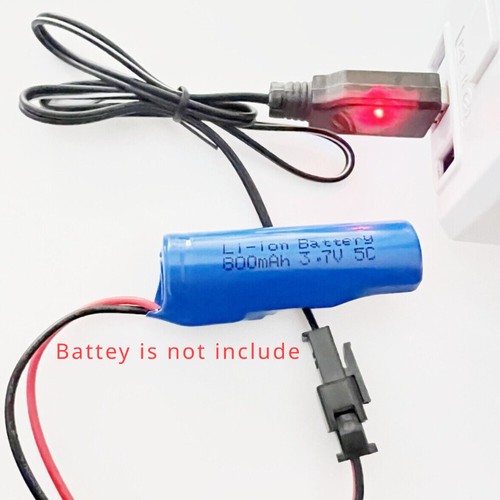 2pcs RC SM-2P Plug cable 2Pin 3.7v Battery USB Charger - Picture 2 of 3