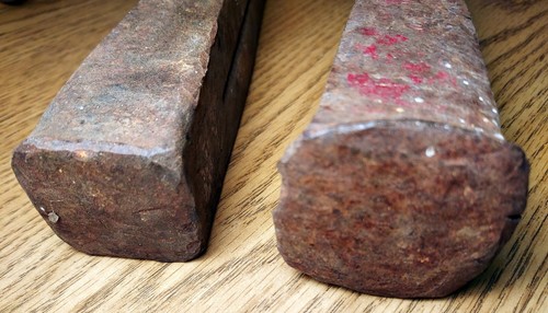 Two Wood Splitter Wedges~approx 5 lbs ea. Warren 5 & P5US - Picture 4 of 6
