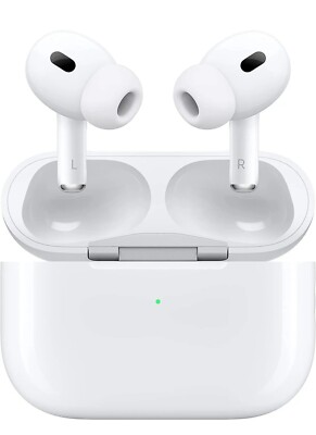 Apple AirPods Pro 2nd Generation with MagSafe Wireless Charging Case - White