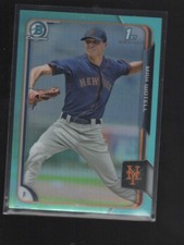 MAX WOTELL 2015 BOWMAN CHROME DRAFT LIGHT BLUE REFRACTOR CARD #103