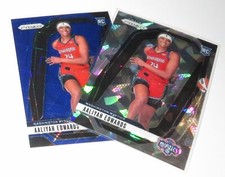 Aaliyah Edwards 2024 Panini Prizm WNBA #142 SP RC Blue Velocity + Silver Ice