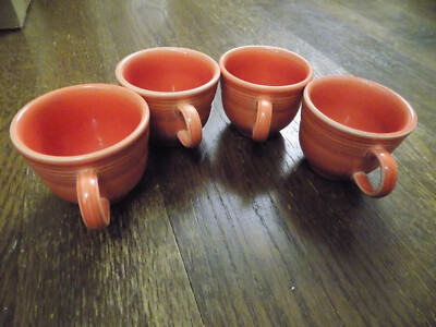 Jumbo Poppy Orange Fiesta Mug By Homer Laughlin – 18 Oz, Ceramic