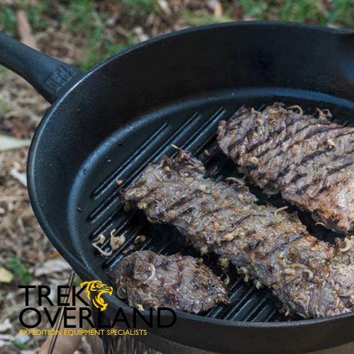 Petromax Grill Fire Skillet Cast Iron Camp Cooking Pan with Handle - GP35-T - Picture 2 of 5