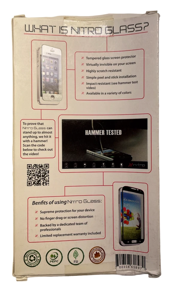 Znitro Glass Tempered Glass Screen Protector for Apple iPhone 4/4s - Pink Bezel - Image 3 of 4