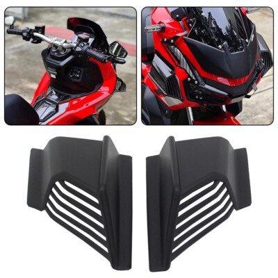 Motorrad Spoiler Fixed Winglets Flügel Schwarz Für Honda Adv150 Adv160 2019-2023