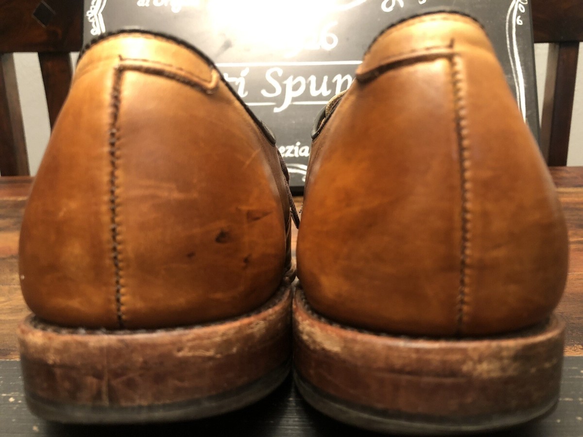Allen Edmonds Clifton Walnut Brown Leather Cap Toe Oxfords 