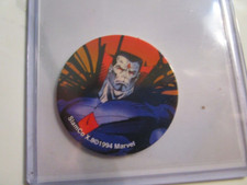 Vintage Pog / Milk Cap * 1994 Marvel * X-MEN MR SINISTER