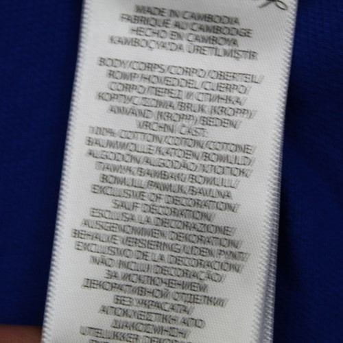 Polo Ralph Lauren Shirt Youth Large Blue White Big Pony 14-16 Rugby Boys #3 - Picture 7 of 12