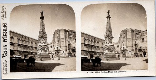 Photo Stéréo Vintage Athènes Rue Des Tombes – Circa 1885 – Tirage Original
