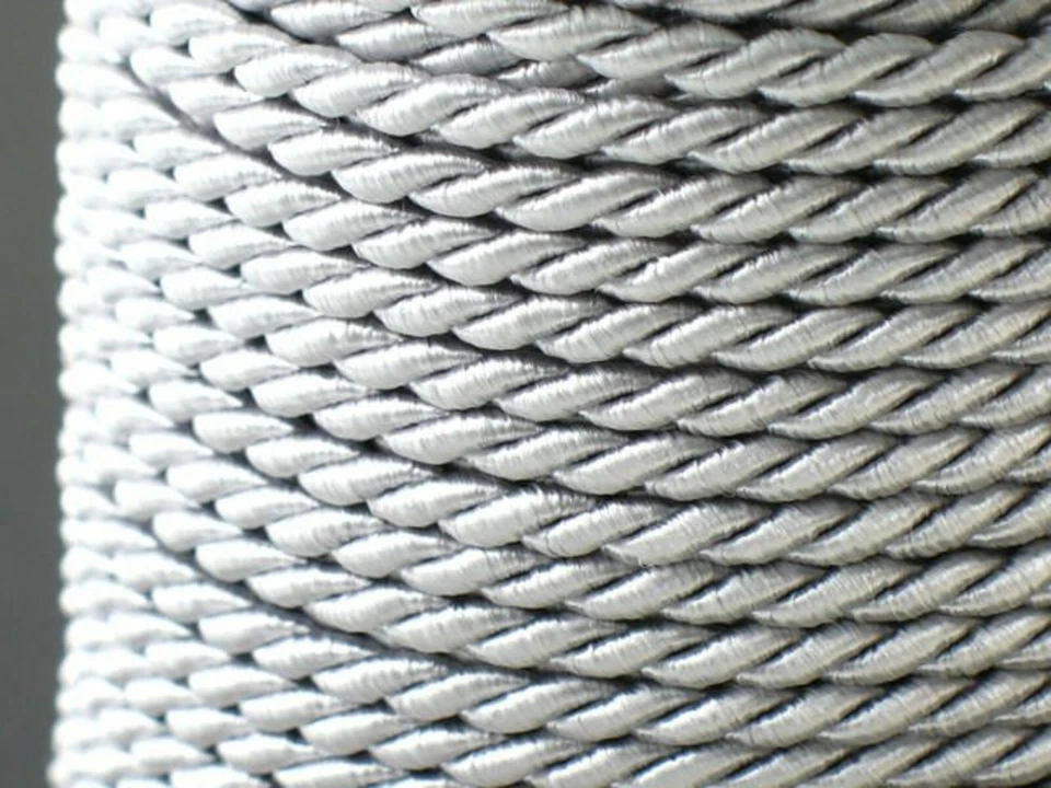  SILKY CORD TWISTED ROPE TRIM BRAID FURNISHING PIPING CUSHIONS UPHOLSTERY 5 MM - Image 4 of 4