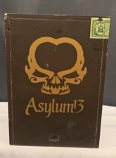 Asylum 13 Oblongata Maduro Empty Wooden Cigar Box 5.25" x 6.5" x 3.75"