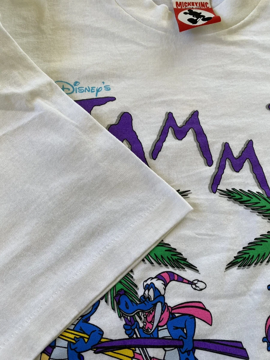 VTG 90s Blizzard Beach Figment Walt Disney World T-Shirt USA