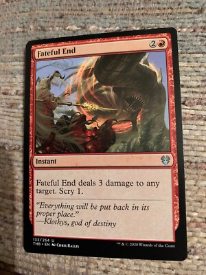 Fateful End - MTG Magic Cards - Theros Beyond Death | eBay