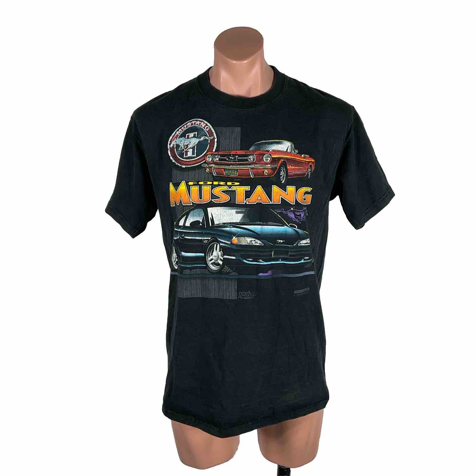 PONY T shirt vintage Ford Mustang Hot 64 nera americana muscle car auto classiche grande