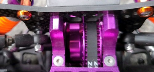 New! Eagle Model HPI R40 46T Rear Diff Housing Purple Aluminum - Picture 7 of 9