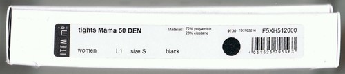 ITEM m6 - Mama Tights 50 DEN Umstandsstrumpfhose Kompression Schwarz L1 Gr.S - Bild 3 von 4