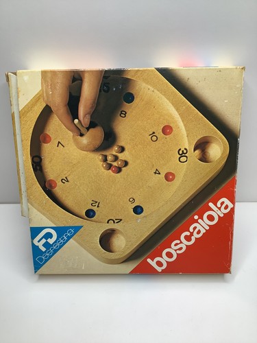 Roulette Vintage Tirolese In Legno Boscaiola Decrestina Made In Italy Wood Game - Afbeelding 6 van 9