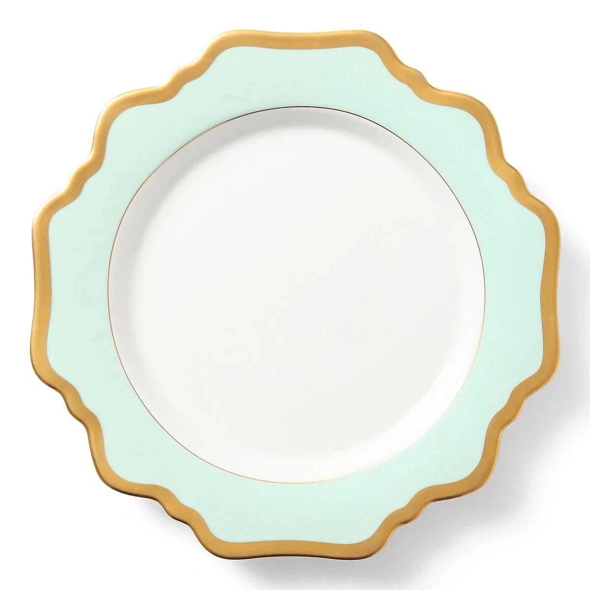 Anna Weatherley Anna's Palette Aqua Green Dinner Plate - Thumbnail 2